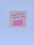 Barbie’s Balanced Diet Purse Sticker